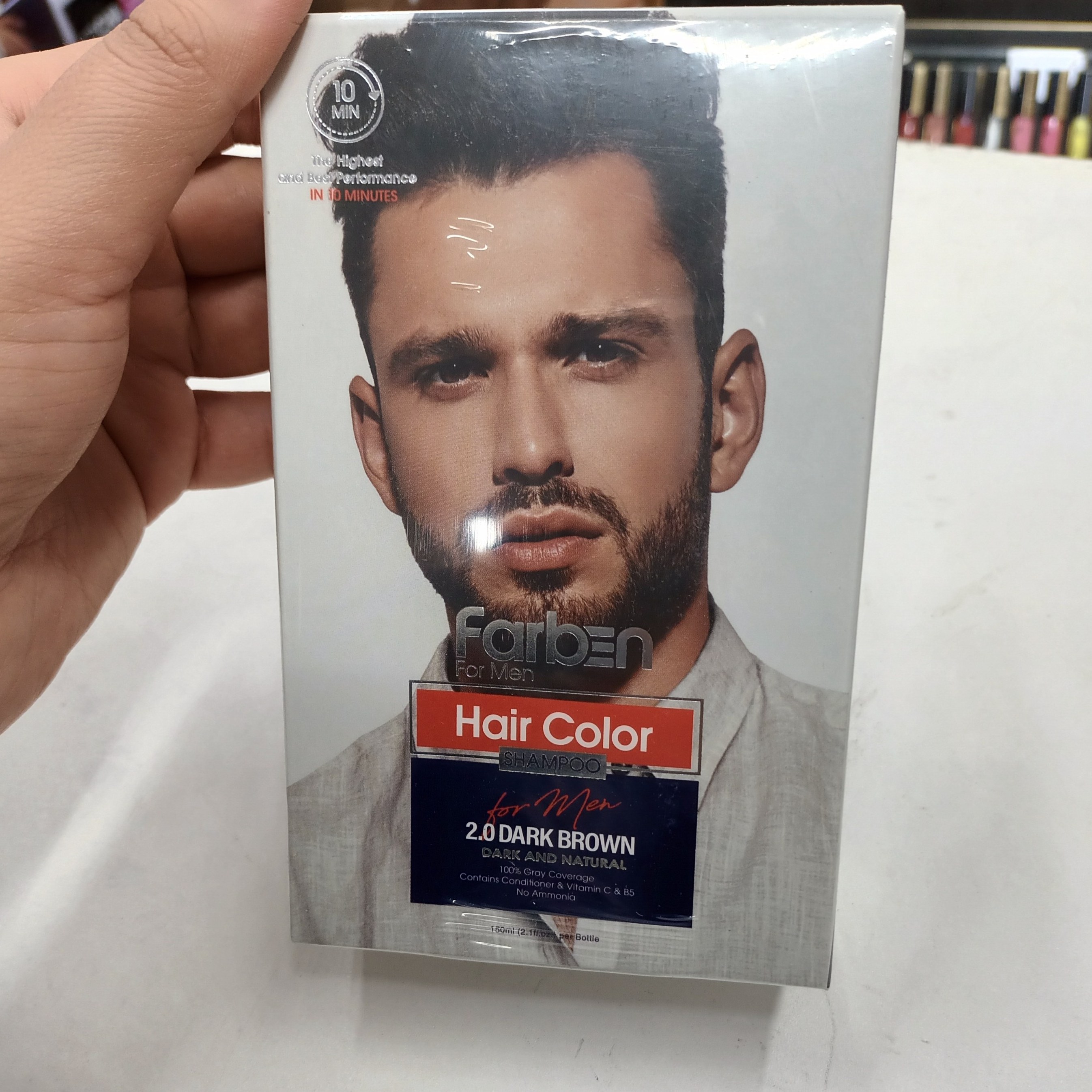 شامپو رنگ مردانه فاربن