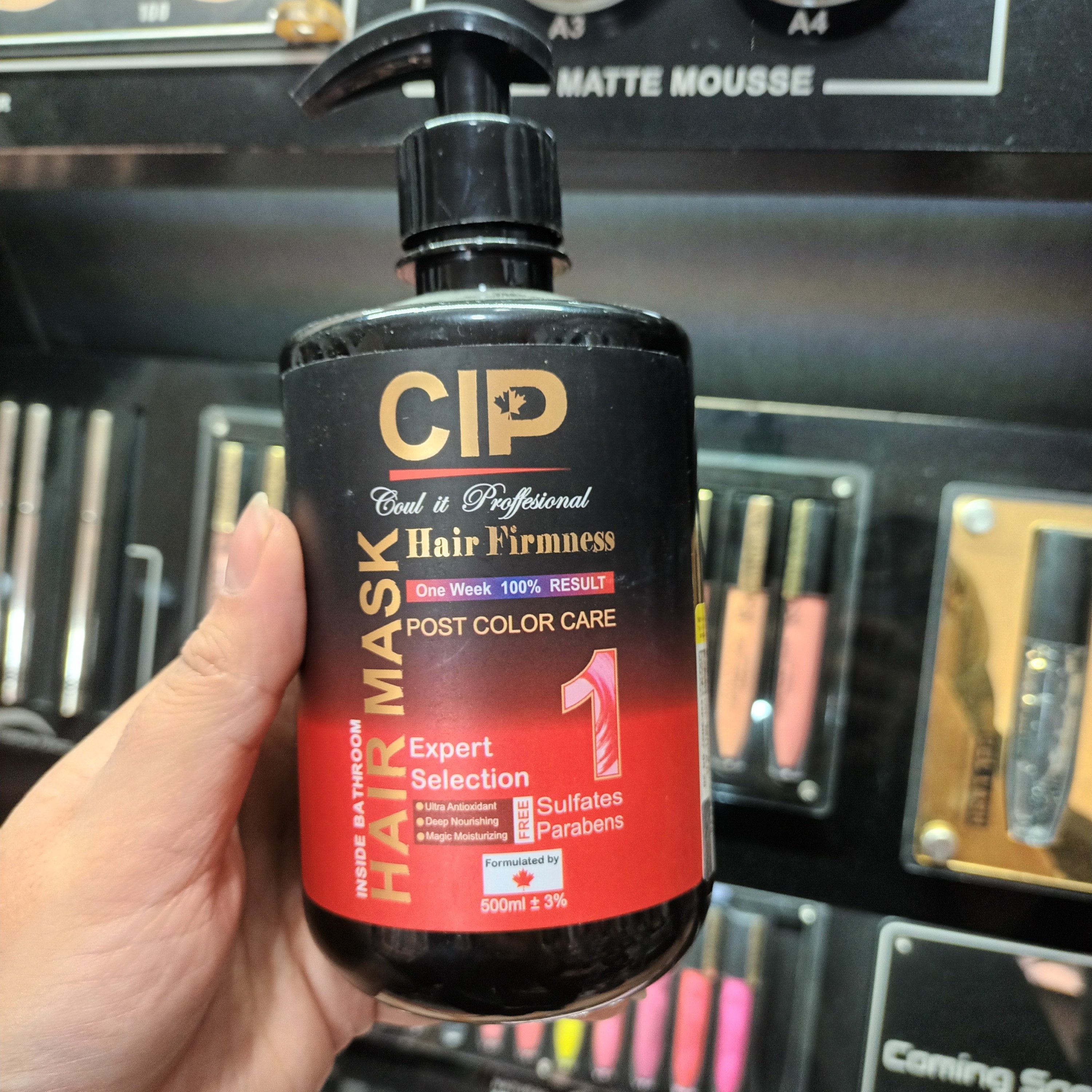 ماسک موهای رنگ شده فاقد سولفات CIP  با آبکشی