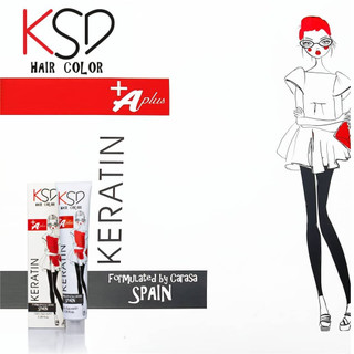 رنگ مو Ksd کمترین میزان آمونیاک