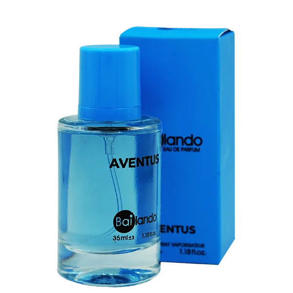 ادوپرفیوم عطر جیبی مردانه بایلندو مدل AVENTUS حجم 35میل، طبع خنک رایحه تلخ