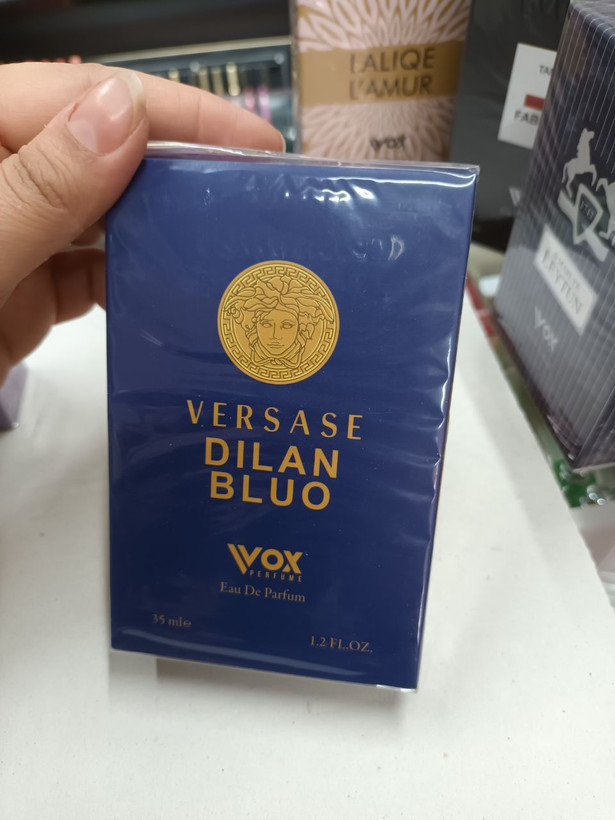 عطر ادوپرفیوم ورساچه دیلان بلو زنانه و مردانه وی وکس حجم ۳۵ میل